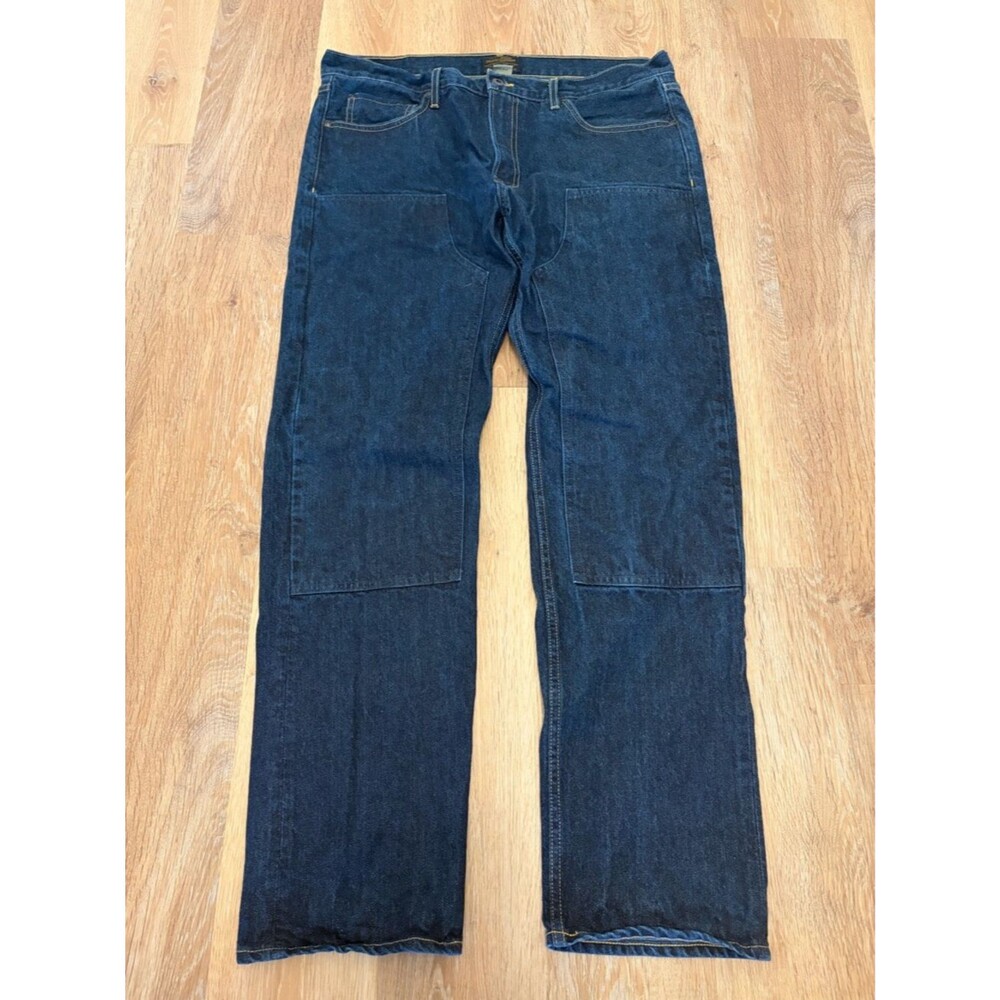 Filson Bullbuck Double-Knee Indigo Straight-Leg Work Jeans Mens 36x34 Made in US